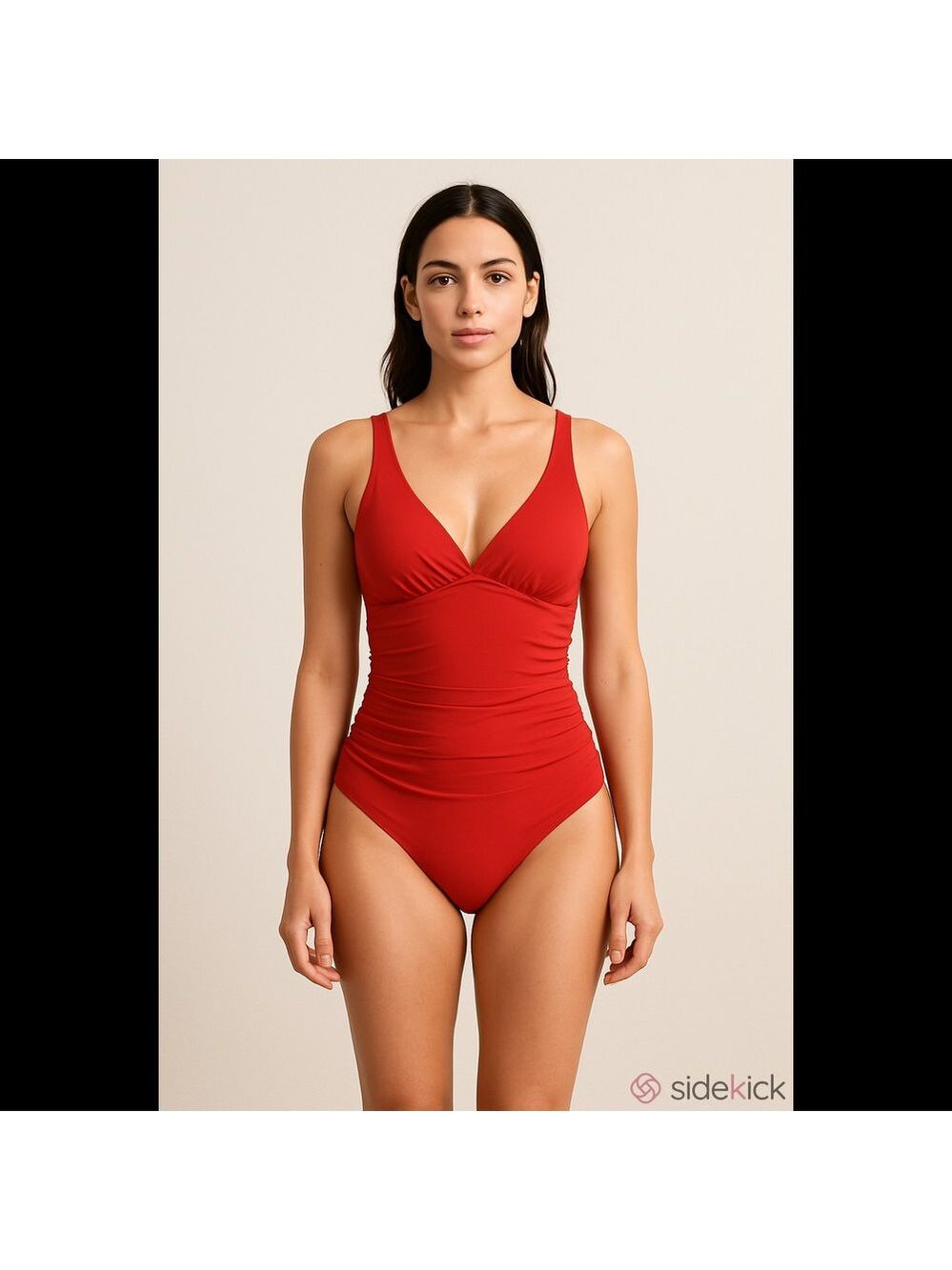 Women's Jantzen Red One Piece Swimsuit Size 8